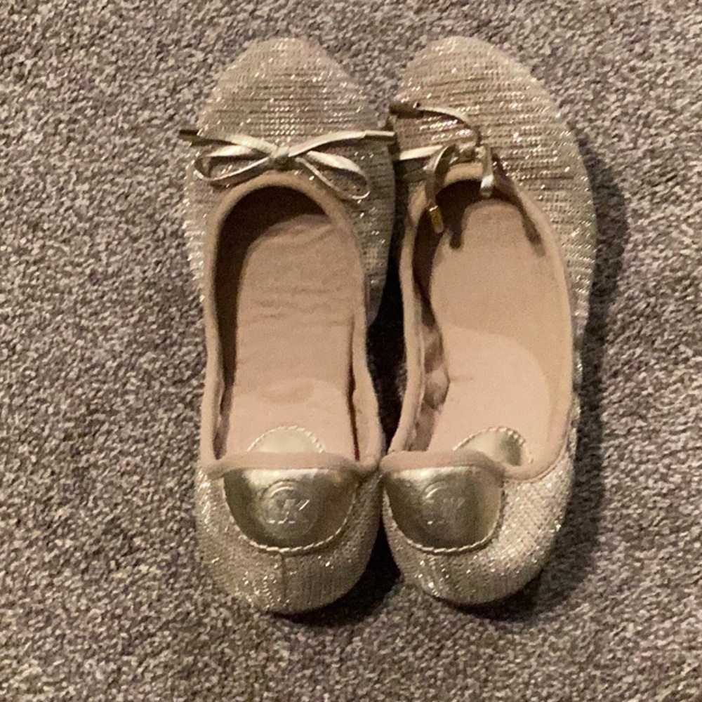 Michael Michael Kors Size 5.5 Metallic Ballet Flats